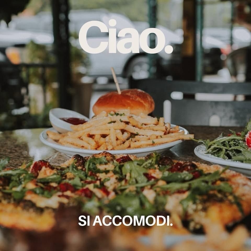 Oliviana Italiano menu campaign shot